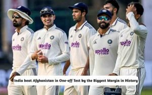 India beat Afghanistan in One-off Test by the Biggest Margin in History – Checkout Top 5 Victories Here! India beat Afghanistan in One-off Test by the Biggest Margin in History