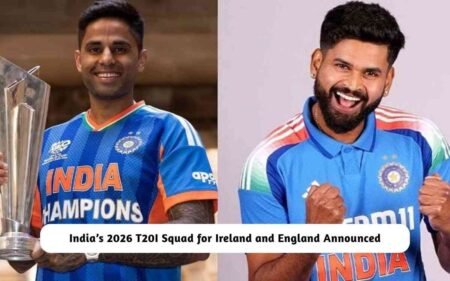 India’s 2026 T20I Squad for Ireland and England