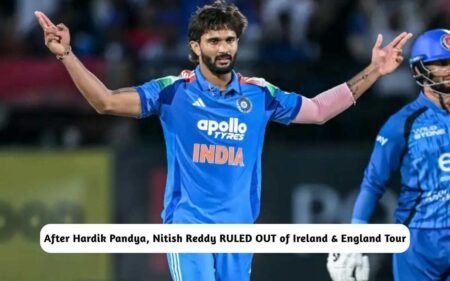 Nitish Reddy RULED OUT Ireland & England Tour