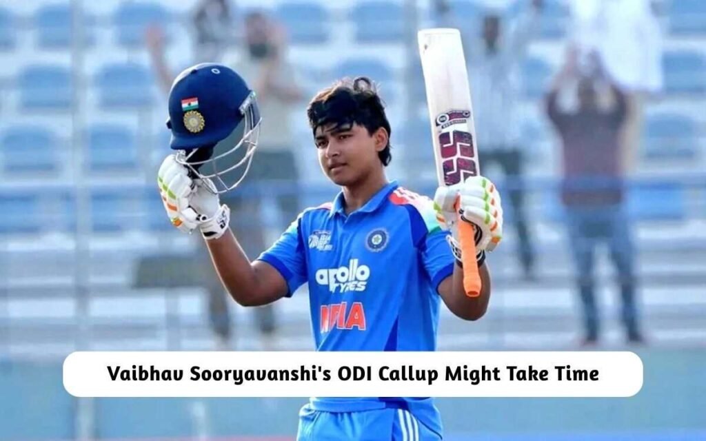Vaibhav Sooryavanshi's ODI Callup