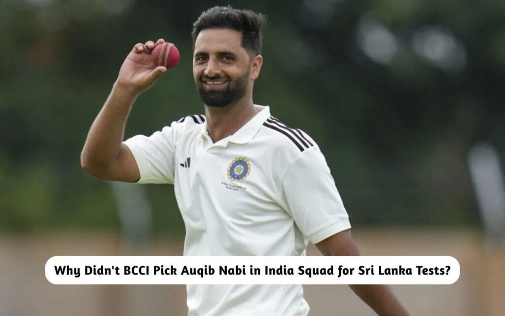 Auqib Nabi in India Squad for Sri Lanka Tests