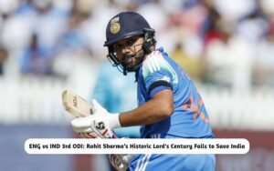 ENG vs IND 3rd ODI: Rohit Sharma’s Historic Lord’s Century Fails to Save India’s Series Defeat ENG vs IND 3rd ODI: Rohit Sharma’s Historic Lord's Century