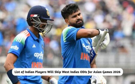 Indian Players Will Skip West Indies ODIs for Asian Games 2026