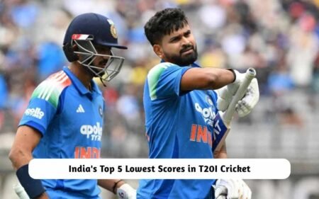 India's Top 5 Lowest Scores in T20I