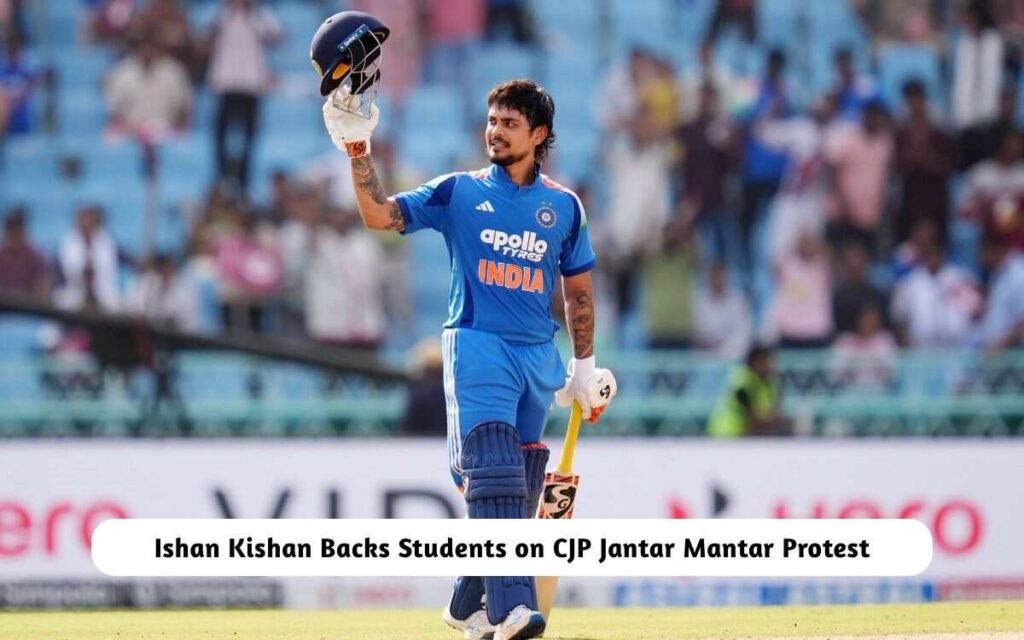 Ishan Kishan Backs Students Jantar Mantar Protest