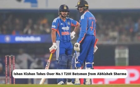Ishan Kishan Takes Over No.1 T20I Batsman