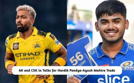 MI and CSK for Hardik Pandya-Ayush Mahtre Trade