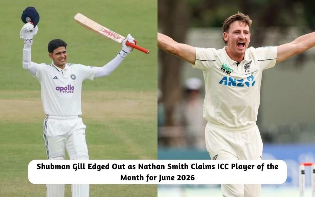Nathan Smith Claims ICC Player of the Month for June 2026