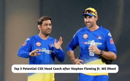 Top 5 Potential CSK Head Coach after Stephen Fleming ft. MS Dhoni CSK Head Coach after Stephen Fleming
