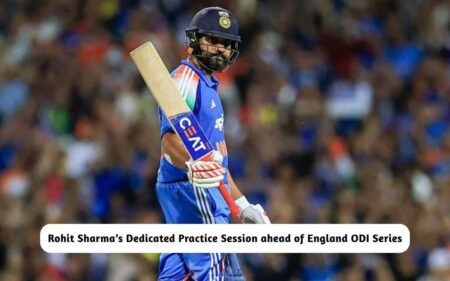 Rohit Sharma Practice Session ahead of England ODIs