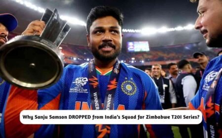 Why Sanju Samson DROPPED from India’s Squad for Zimbabwe T20I Series? Revealed Here! Sanju Samson DROPPED from India’s Squad for Zimbabwe T20I