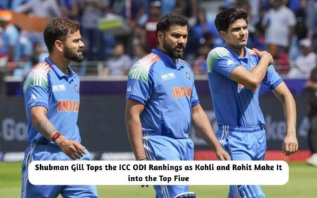 Shubman Gill Tops the ICC ODI Rankings