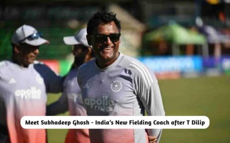 Subhadeep Ghosh - India’s New Fielding Coach