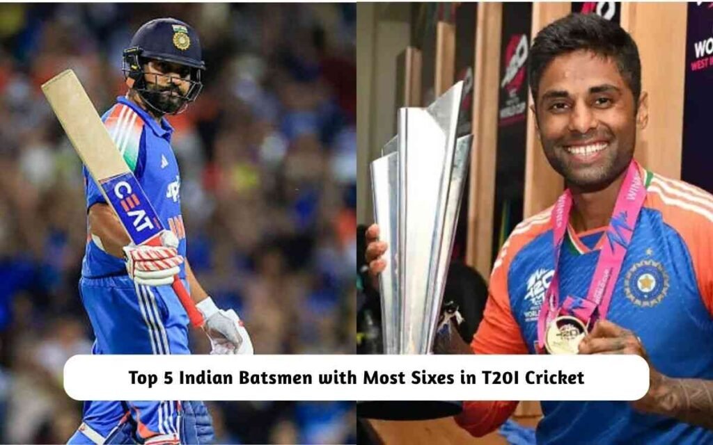 Top 5 Indian Batsmen with Most Sixes in T20I