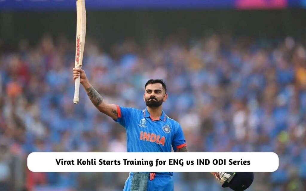 Virat Kohli Starts Training for ENG vs IND ODI Series