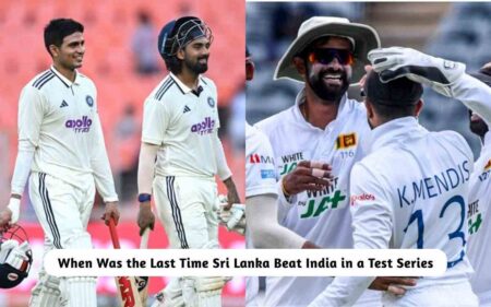 Last Time Sri Lanka Beat India in a Test Series