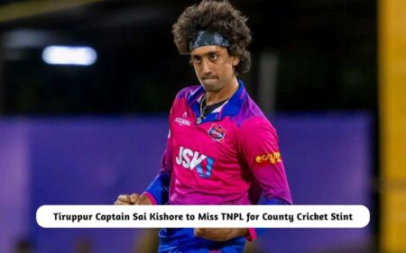 Sai Kishore to Miss TNPL for County Cricket