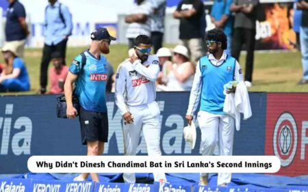 Why Didn’t Dinesh Chandimal Bat in Sri Lanka’s Second Innings of SL vs IND 1st Test? Why Didn't Dinesh Chandimal Bat in Sri Lanka's Second Innings