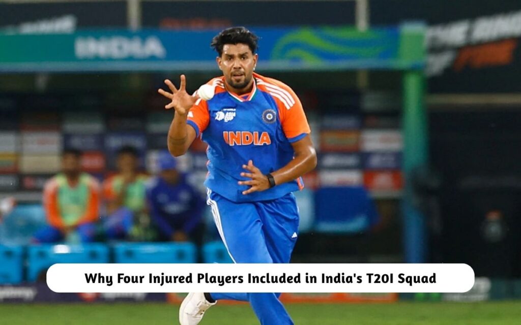 Four Injured Players Included in India's T20I Squad
