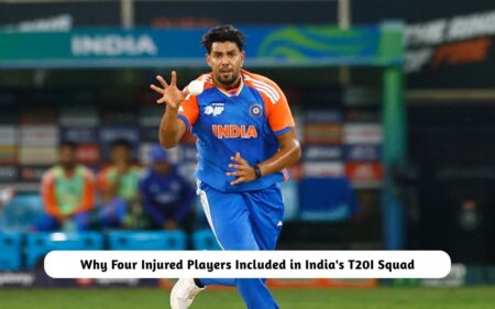 Four Injured Players Included in India's T20I Squad