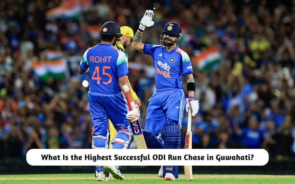 Highest Successful ODI Run Chase in Guwahati