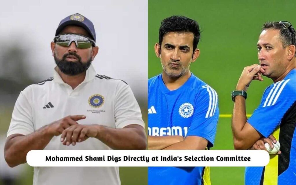 Mohammed Shami Digs at Selection Committee