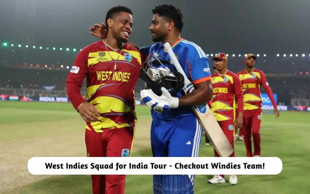 West Indies Squad for India Tour