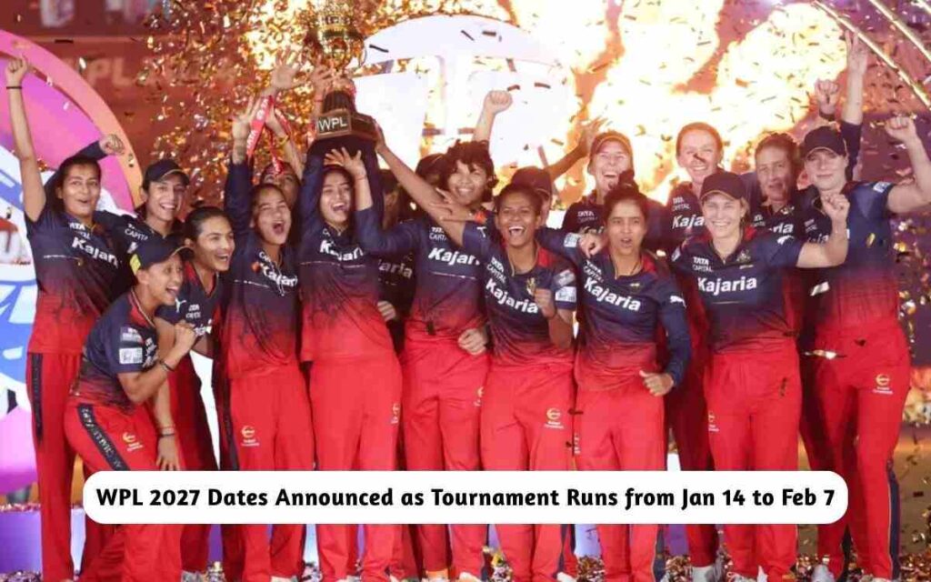 WPL 2027 Dates Announced