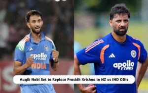 Auqib Nabi Set to Replace Prasidh Krishna in NZ vs IND ODIs: Reports Auqib Nabi Set to Replace Prasidh Krishna