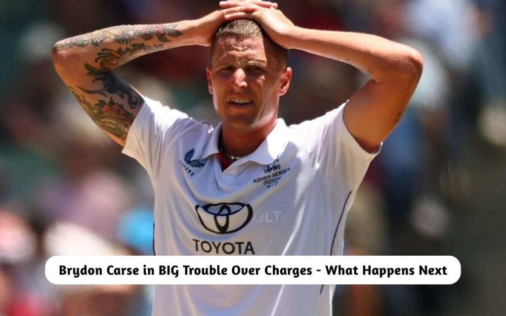 Brydon Carse in BIG Trouble Over Charges