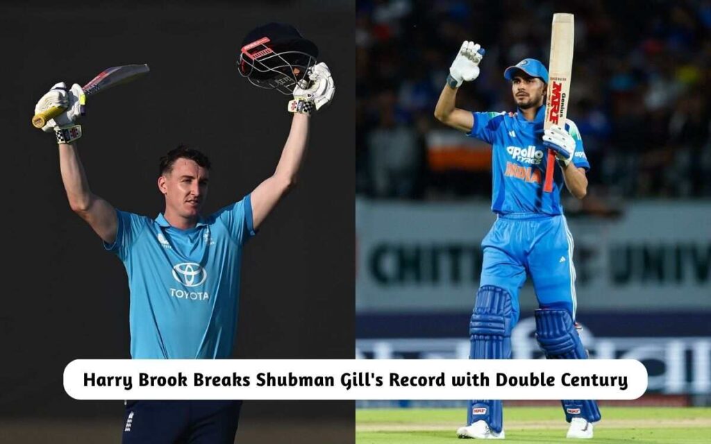 Harry Brook Breaks Shubman Gill's Record