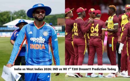 IND vs WI 1st T20I Dream11 Prediction