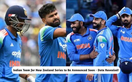 Indian Team for New Zealand Series