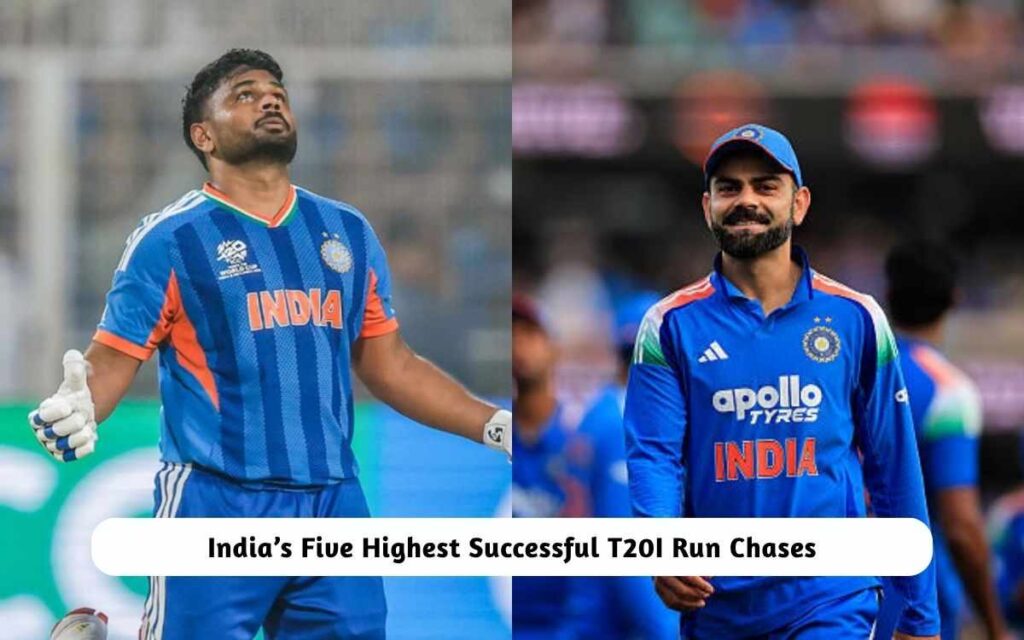 India’s Five Highest Successful T20I Run Chases