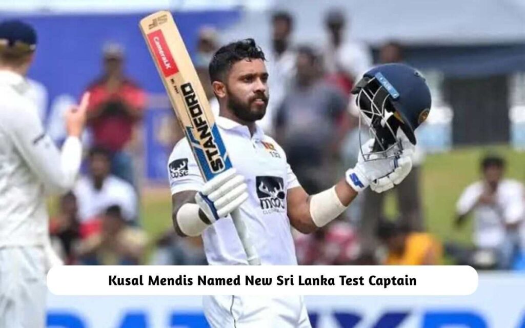 Kusal Mendis Named New Sri Lanka Test Captain