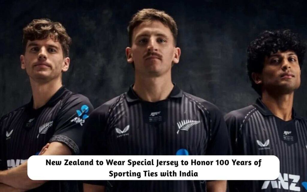 New Zealand to Wear Special Jersey on 100 Years of Sporting Ties with India