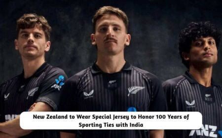 New Zealand to Wear Special Jersey on 100 Years of Sporting Ties with India