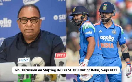 No Discussion on Shifting IND vs SL ODI Out of Delhi